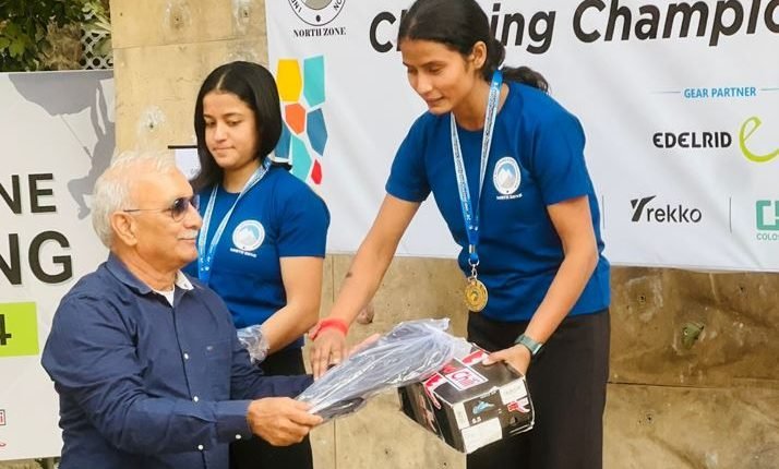 J&K Climbers Shine at IMF North Zone Sport Climbing Competition with Seven Medals