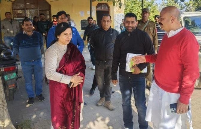 MLA Yudhvir pays surprise visits to Public Health Centre Jagti, Govt Schools, BDO Office Nagrota