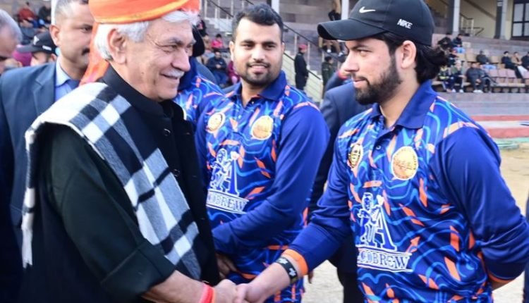 Sports gives us courage and determination to achieve the impossible: LG Sinha