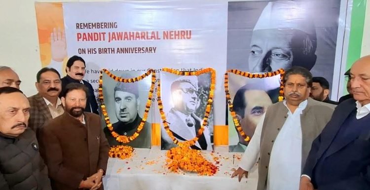 Congress pays rich tributes to J&K stalwarts G. M. Sadiq, Syed Mir Qasim, and G. M. Mir Lasjan on death anniversaries