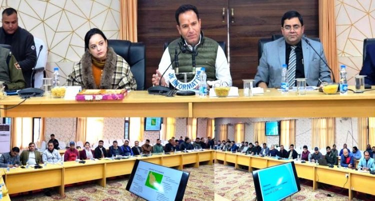 MLAs Sunil Sharma, Shagun Parihar review contours of developmental initiatives in District Kishtwar