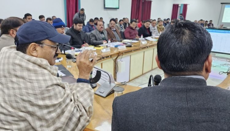 Javed Rana reviews progress on development activities in Poonch