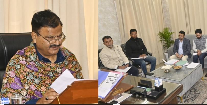 Govt Prioritizing Tribal Welfare: Javed Rana Reviews Education, Health, and Skill Development Projects