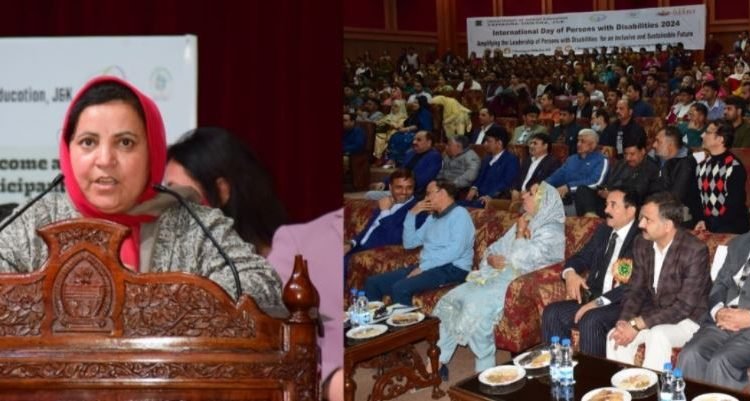 Differently able persons have right to live a life of dignity: Sakeena Itoo