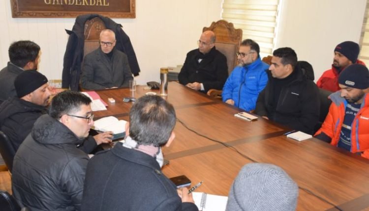 CM Omar Abdullah chairs meeting to review snow clearance, restoration of power & water supply across J&K