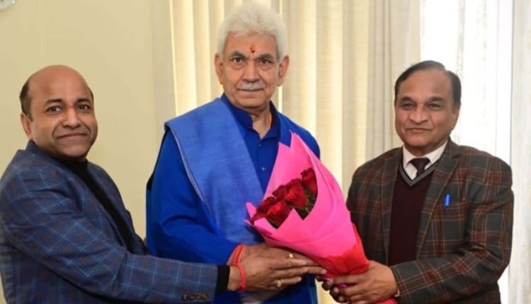 J&K Industrial and Trade Representatives Meet LG Sinha, Seek Policy Interventions