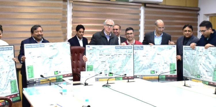 CM Omar Abdullah releases Tourism Department’s Calendar, Trekking Maps