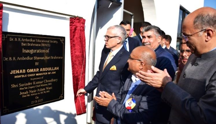 Sheikh Abdullah’s Land Reforms exemplified Dr Ambedkar’s vision of equality in J&K: CM Omar Abdullah