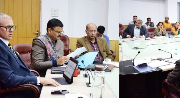 CM Omar Abdullah reviews implementation of Schemes of Jal Shakti Department