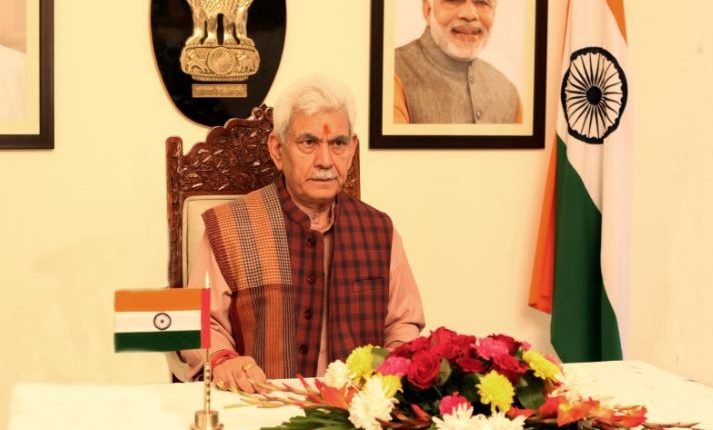 Lieutenant Governor Greets People on the beginning of Navratri Festival