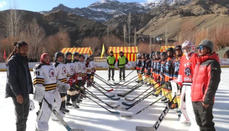 Indian Army organizes ice hockey tournament under Operation Sadhbhavana in Takmatan, Chiktan