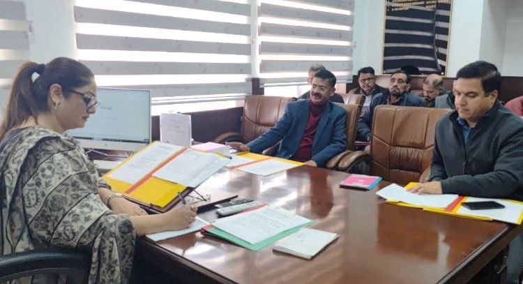 J&K KVIB Chairperson chairs district officers' review meeting