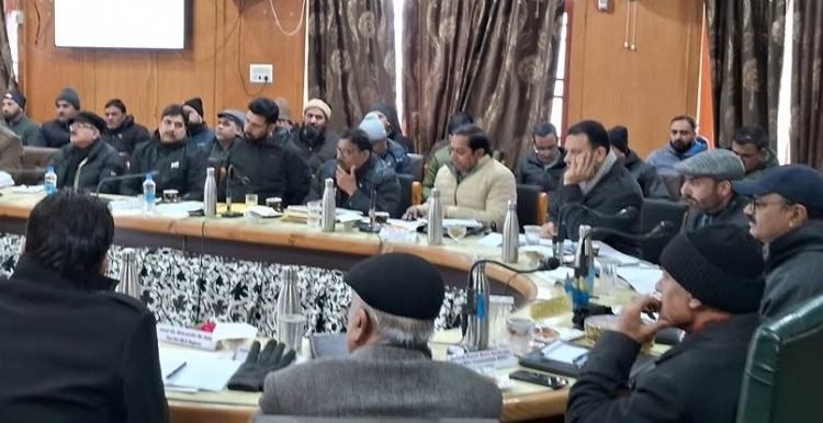 Javed Rana reviews development scenario of Pulwama