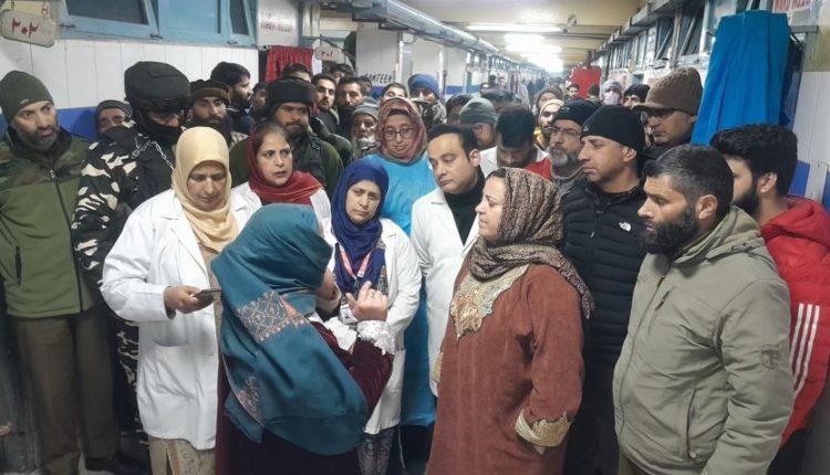 Sakeena Itoo conducts surprise inspection of LD Hospital, assesses healthcare facilities