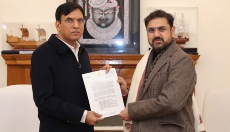 Satish Sharma calls on Union Minister Mansukh Mandaviya