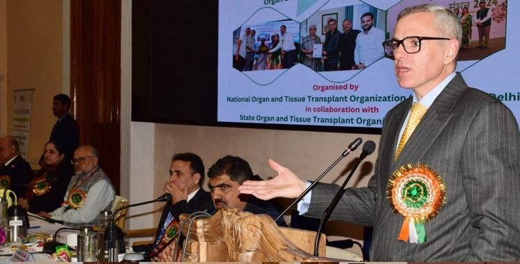 CM Omar Abdullah calls for greater awareness, collaboration on organ donation at SAMAGAM-2025
