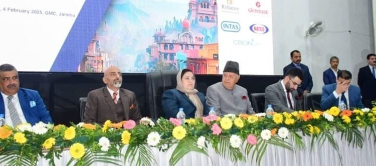 Sakeena Itoo addresses conference ‘Mission Cancer – J&K’s Fight against Cancer in the coming Decade’ at GMC Jammu
