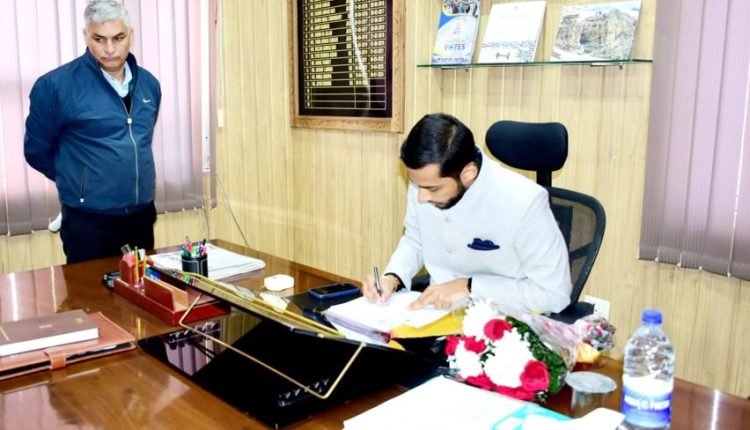 Nitish Rajora Assumes Charge as Director Information, Calls for Strengthening Media Outreach in J&K