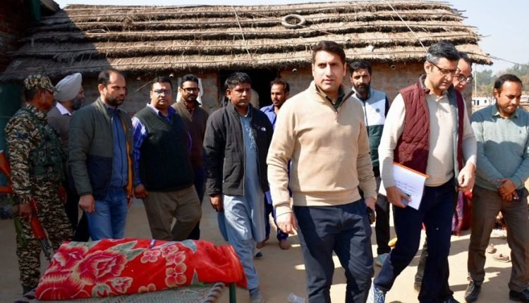 Secy RDD inspects development projects in Akhnoor, Pargwal; emphasises community participation