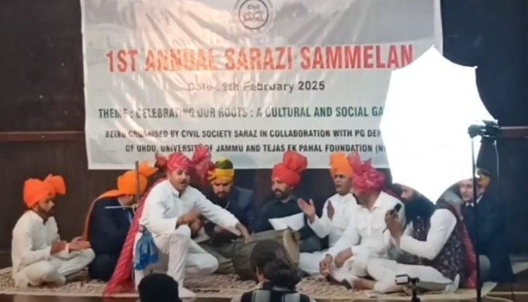 Sarazi community celebrates rich traditions at first-ever Jammu Sammelan