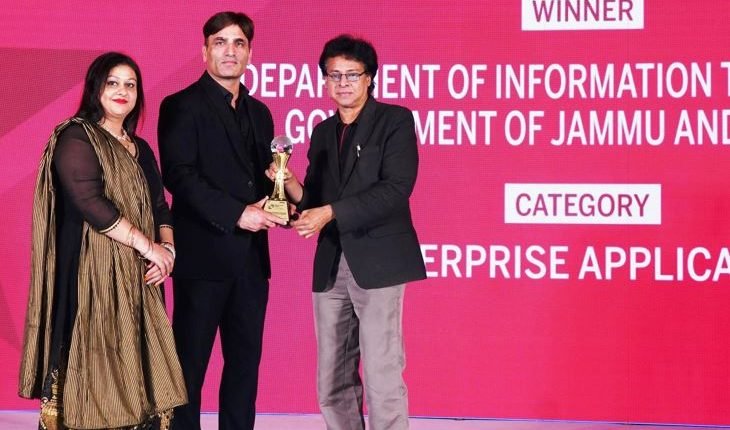J&K IT deptt wins prestigious “Technology Sabha Award-2025” for e-Unnat