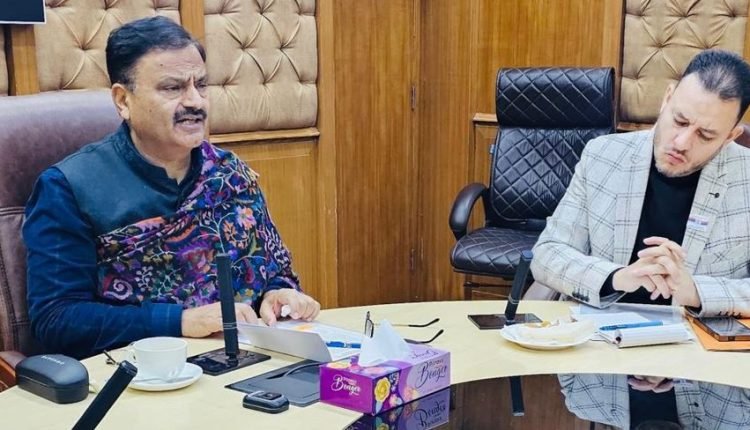 Minister for Jal Shakti, FE&E and Tribal Affairs reviews progress on development works in Poonch