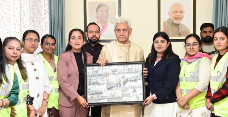 Shakti Udghosh Foundation’s brave women bikers meet LG, highlight ‘Nasha Mukt Seemayein’ mission