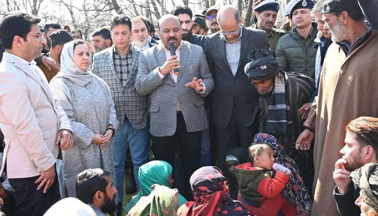 Dy CM, Health Minister, Advisor to CM visit Chandain Pajan Kulgam, meet family of deceased brothers