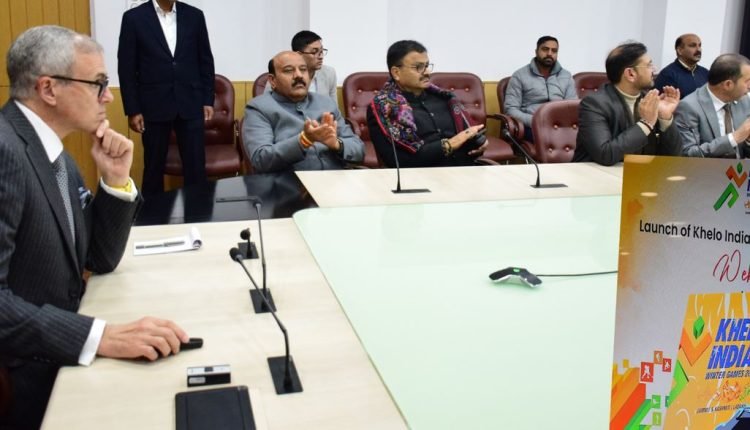 CM Omar Abdullah launches website for Khelo India Winter Games 2025