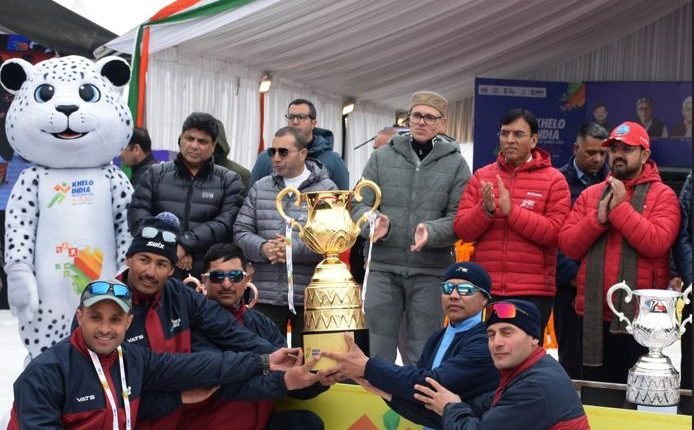 CM Omar Abdullah expresses delight at successful conduct of 5th Khelo India Winter Games at Gulmarg