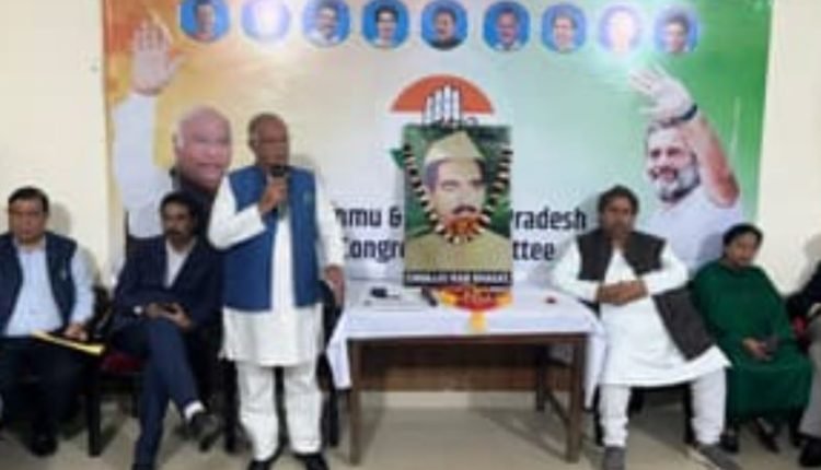 Congress remembers Bhagat Chhajju Ram on his 118th Birth Anniversary, Congress on “Back to Roots” Mission