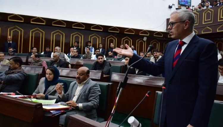 "Some Trying to Intimidate Us, But We Won’t Be Silenced" : Omar Abdullah in J&K Assembly