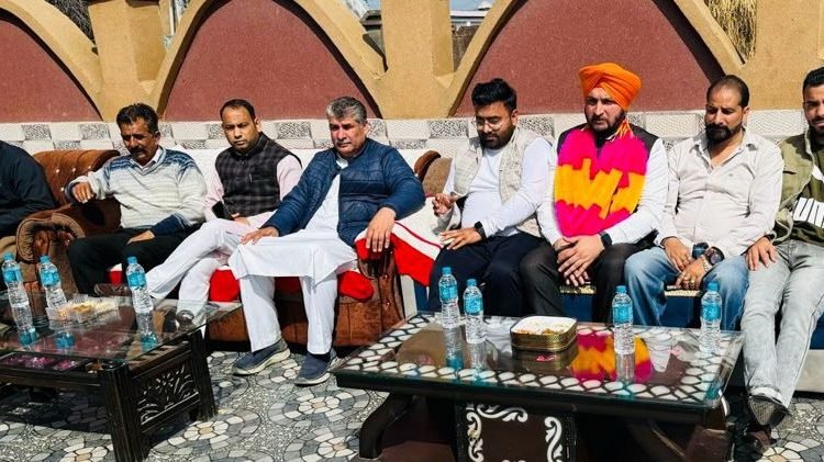 Tejinder Pal Singh Aman Felicitated by YNC Activists in Samba