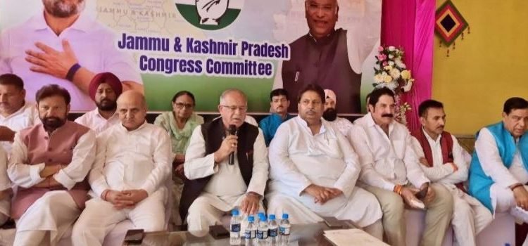 Congress  to hold Protest Rally on May 1st in Jammu to save Constitution, Restoration of Statehood