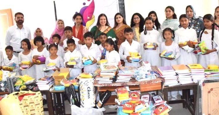 IASOWA blends Green Mission with its donation drive at Channi School