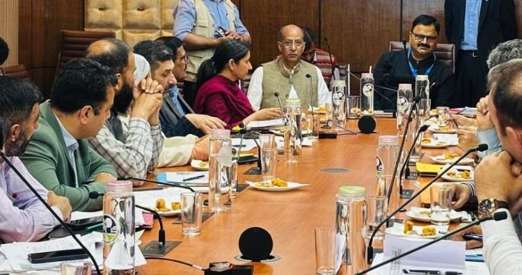 Jal Shakti Minister reviews Water Supply Schemes in Kashmir