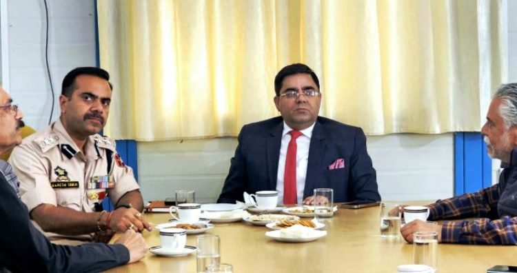 DC Kishtwar reviews security setup at Pakkal Dul Hydroelectric Project Site