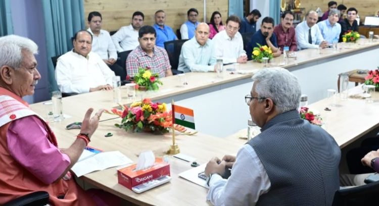 Lieutenant Governor interacts with Heads of GMCs, Medical Institutions from across J&K