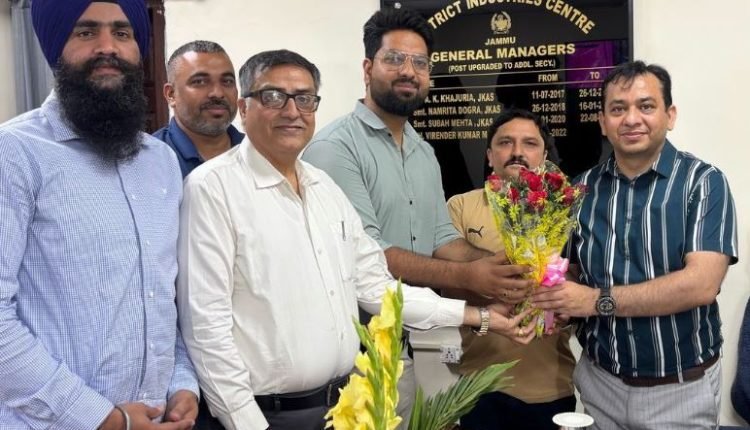 Abhishake Abrol Assumes Charge as General Manager, DIC Jammu; Stresses Transparent and Timely Public Communication