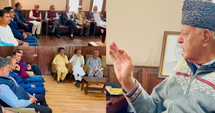 Dr. Farooq asks party functionaries to focus on addressing public issues 