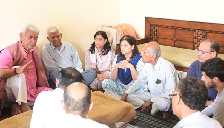 LG Sinha Mourns Loss of Dedicated Officer Dr. Thapa, Commends His Role in J&K’s Development