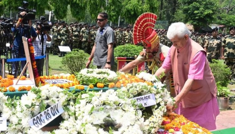 LG Manoj Sinha Pays Tributes to BSF Braveheart Sub Inspector Md. Imteyaz Martyred in RS Pura Firing