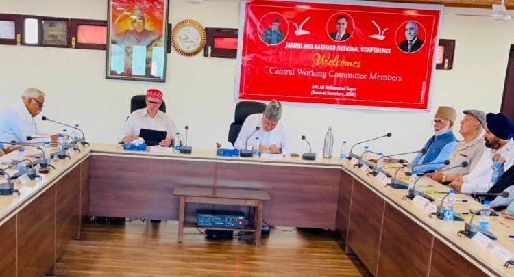 Dr. Farooq, Omar Abdullah Chair Party’s CWC’s meeting; CWC unanimously passes seven resolutions 