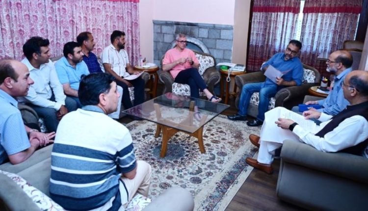 CM Omar Abdullah meets several delegations at his Raabita Office in Srinagar