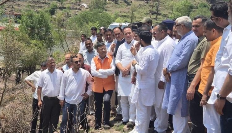 BJP leadership led by Sunil Sharma visits heavy shelling affected area in Rajouri, meets people, administration and wounded in hospital