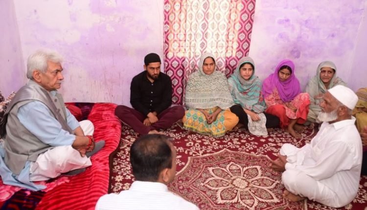 Zakir Hussain’s Sacrifice Mourned: LG Sinha Assures Full Support to Grieving Family