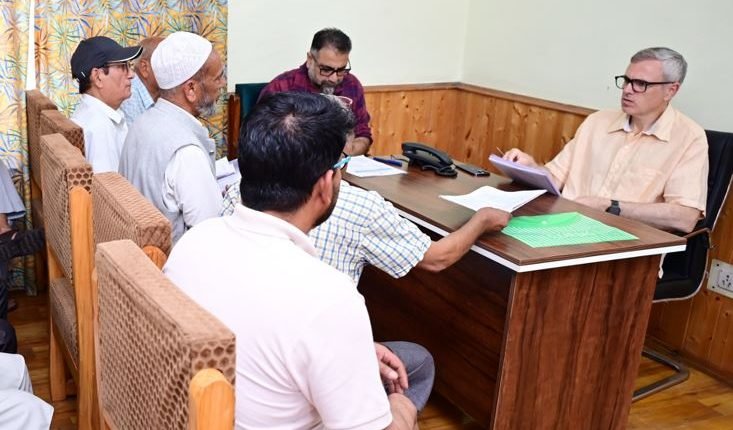 CM listens to several delegations during his Raabita programme, Attends to grievances firsthand