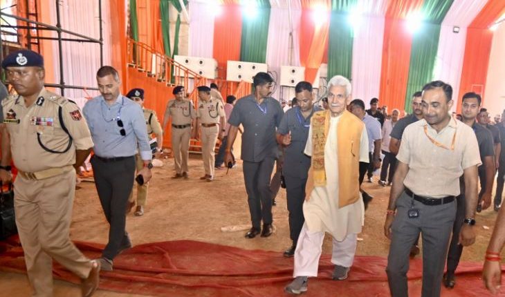 Lieutenant Governor reviews arrangements for Hon'ble Prime Minister’s public meeting at Katra