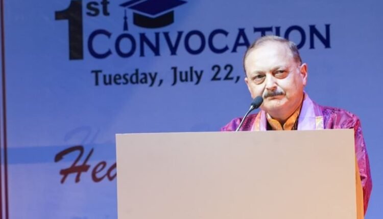 Chief Secretary Dr. Pawan Kotwal attends first Convocation of Sindhu Central University at CIBS, Leh