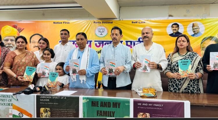 Books honouring soldiers and family values by young authors released by Sat Sharma, others